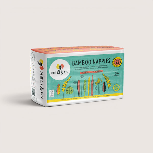 Medium Nappies (6–9kg, 34 nappies per pack) – R280 each for 4 packs or more