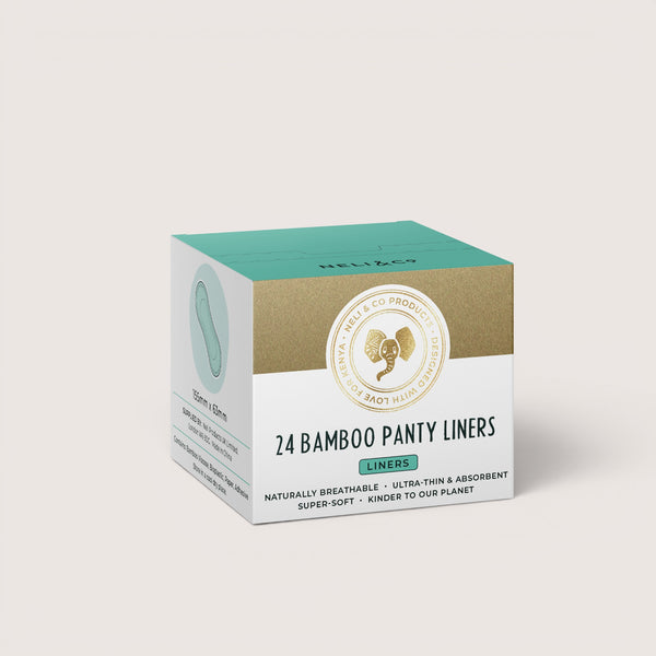 Bamboo Sanitary Pads - Panty Liner - 24 Pieces
